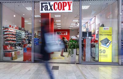 Predajňa FaxCOPY v košickom Auparku