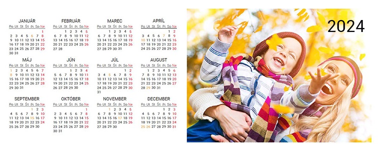 magneticky fotokalendar z vlastnych fotiek nagnetka faxcopy