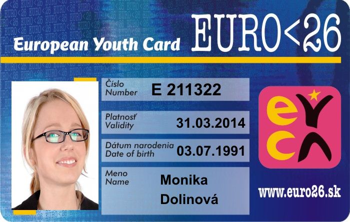 Preukaz EURO<26