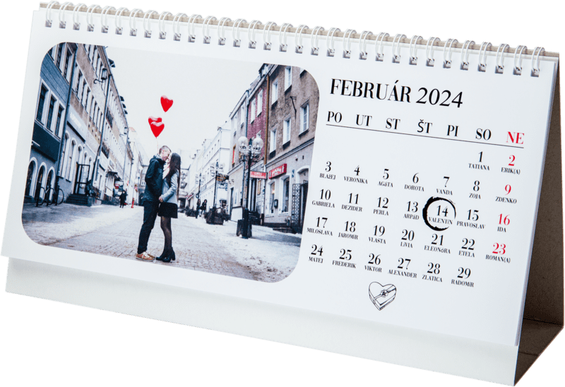stolovy fotokalendar z vlastnych fotiek faxcopy