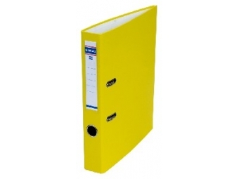 Donau Zakladač pákový PP A4/5cm žltý