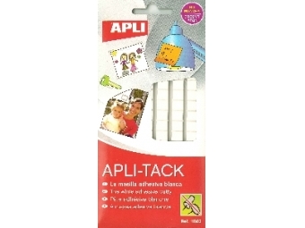 Apli Štvorčeky lepiace APLI-TACK biele 75g (bal=108 ks)