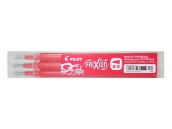 Pilot Náplň FriXion 0,5mm červená (bal=3ks)