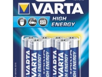 Varta 4906 Alkaline 1,5V AA Mignon High Energy (LR06) 4+2 zadarmo