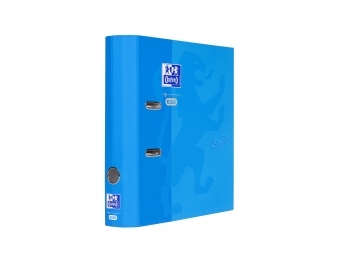 Oxford Zakladač A4/8cm Soft touch lamino modrý