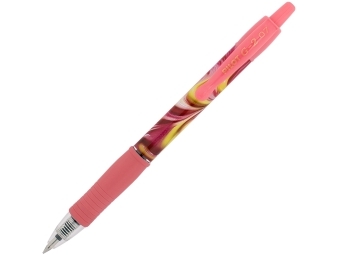 Pilot Roller G-2 Flow 0,7mm, ružový s modrým atramentom