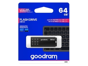 GOODRAM USB kľúč UME3 64 GB, USB 3.0 čierny