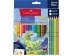 Faber-Castell Pastelky Colour Grip set 18+6 Neon a Metallic, sada 24ks
