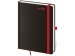 Diár 2026 DOUBLE BLACK-RED, A5 týždenný, 128 str, 145x205mm, s gumičkou