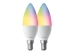 TP-Link Tapo L430C 2-Pack Chytrá Wi-Fi žiarovka, viacfarebná, E14, B38, 220 V, 470 lumenov, 2 500 - 6 500 K